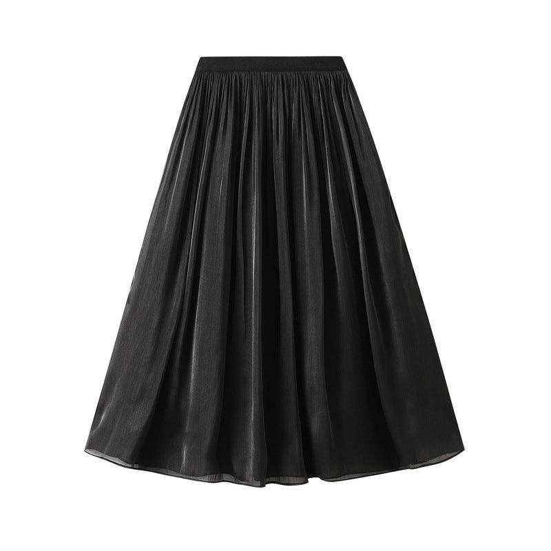 Women Mid Length A line Skirt Elegant Skirt - Venus Trendy Fashion Online