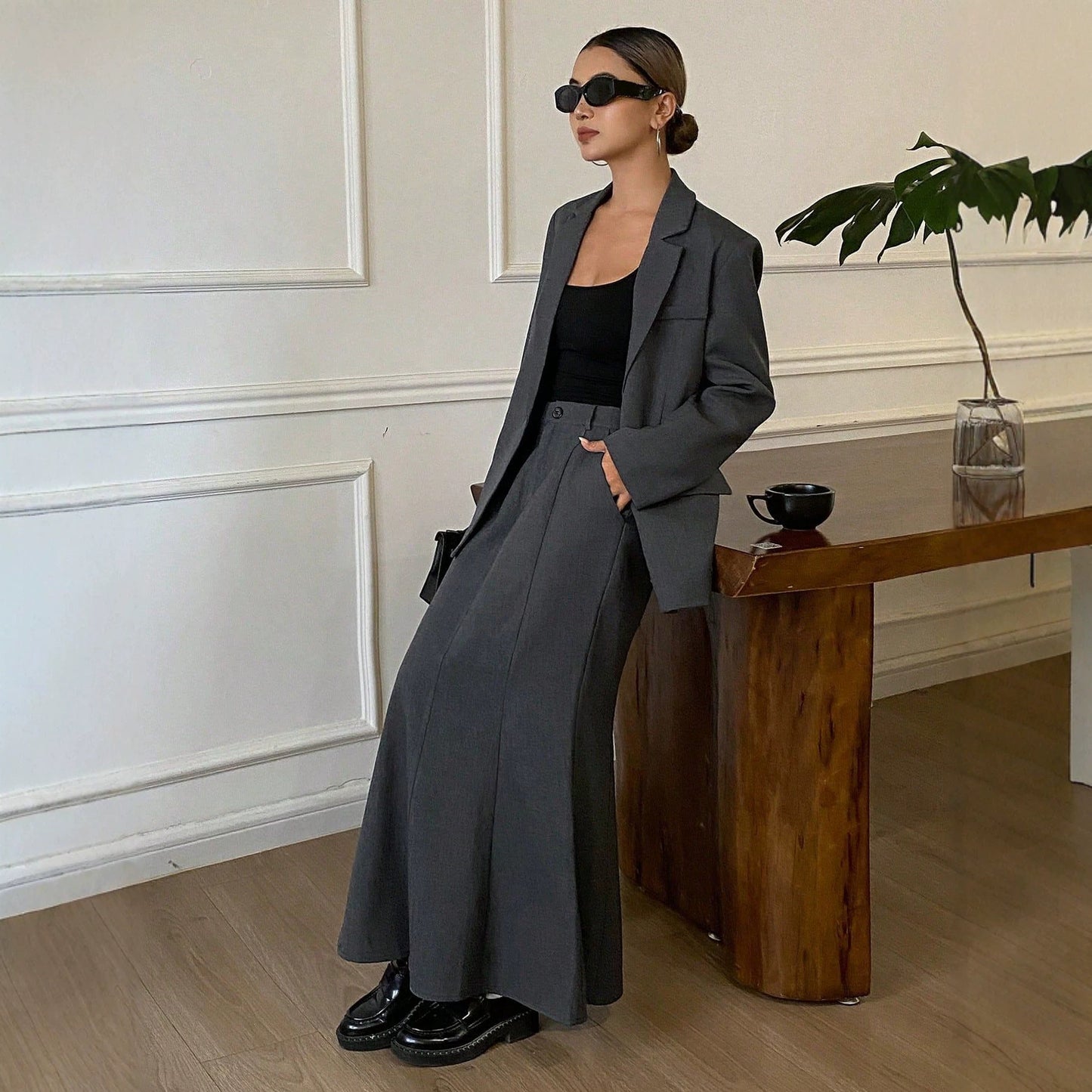 Loose High End Elegant Casual Women Suit