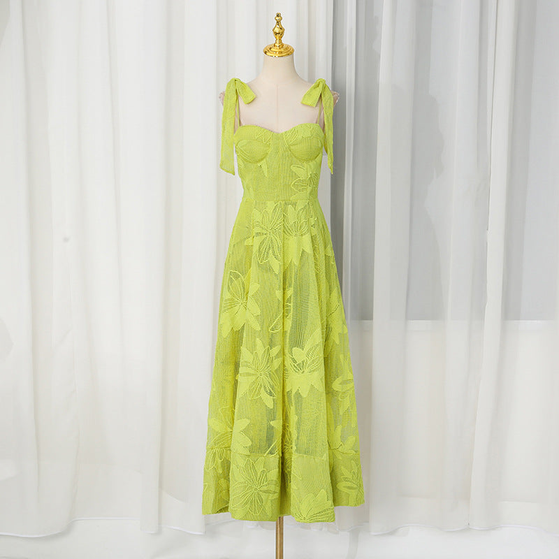 Artistic Retro Socialite Summer Dress