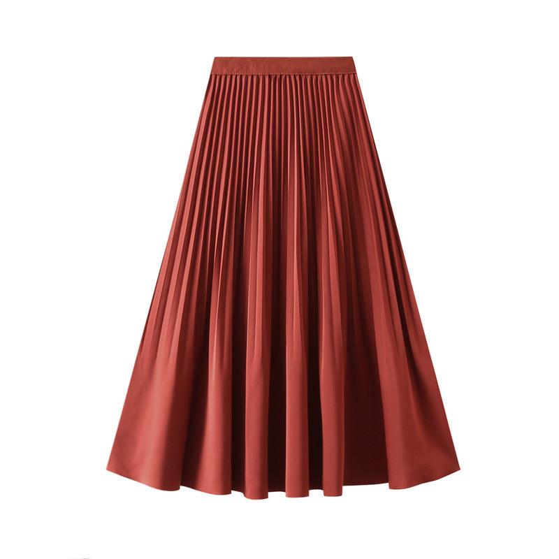 High Waist Pleated Skirt - Venus Trendy Fashion Online