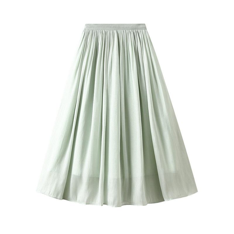 Women Mid Length A line Skirt Elegant Skirt - Venus Trendy Fashion Online