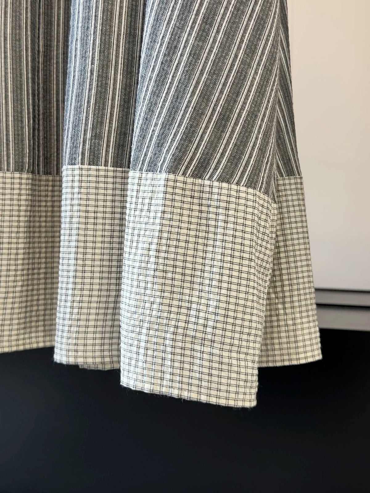 Fall Plad Pattern Retro Plaid Stitching Striped Skirt – Venus Trendy Fashion Online