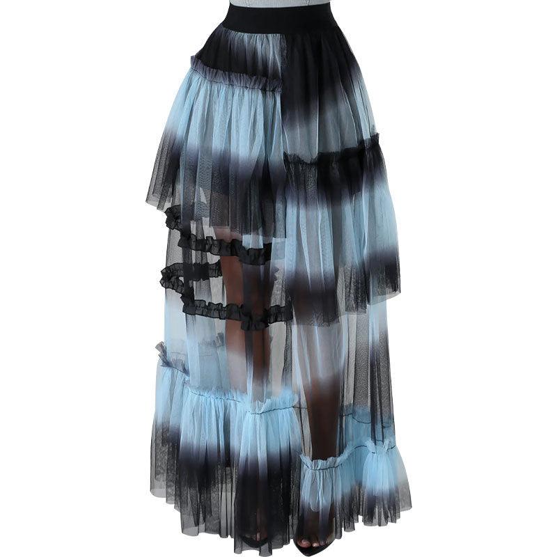 High Waist Drooping Women Clothing Tulle Skirt - Venus Trendy Fashion Online