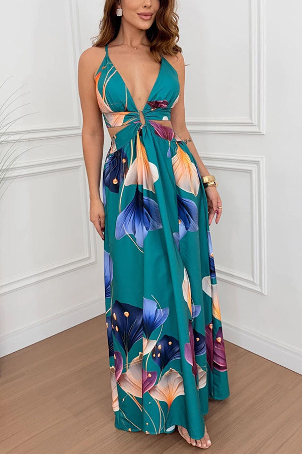 Summer Vacation Split Party Dress