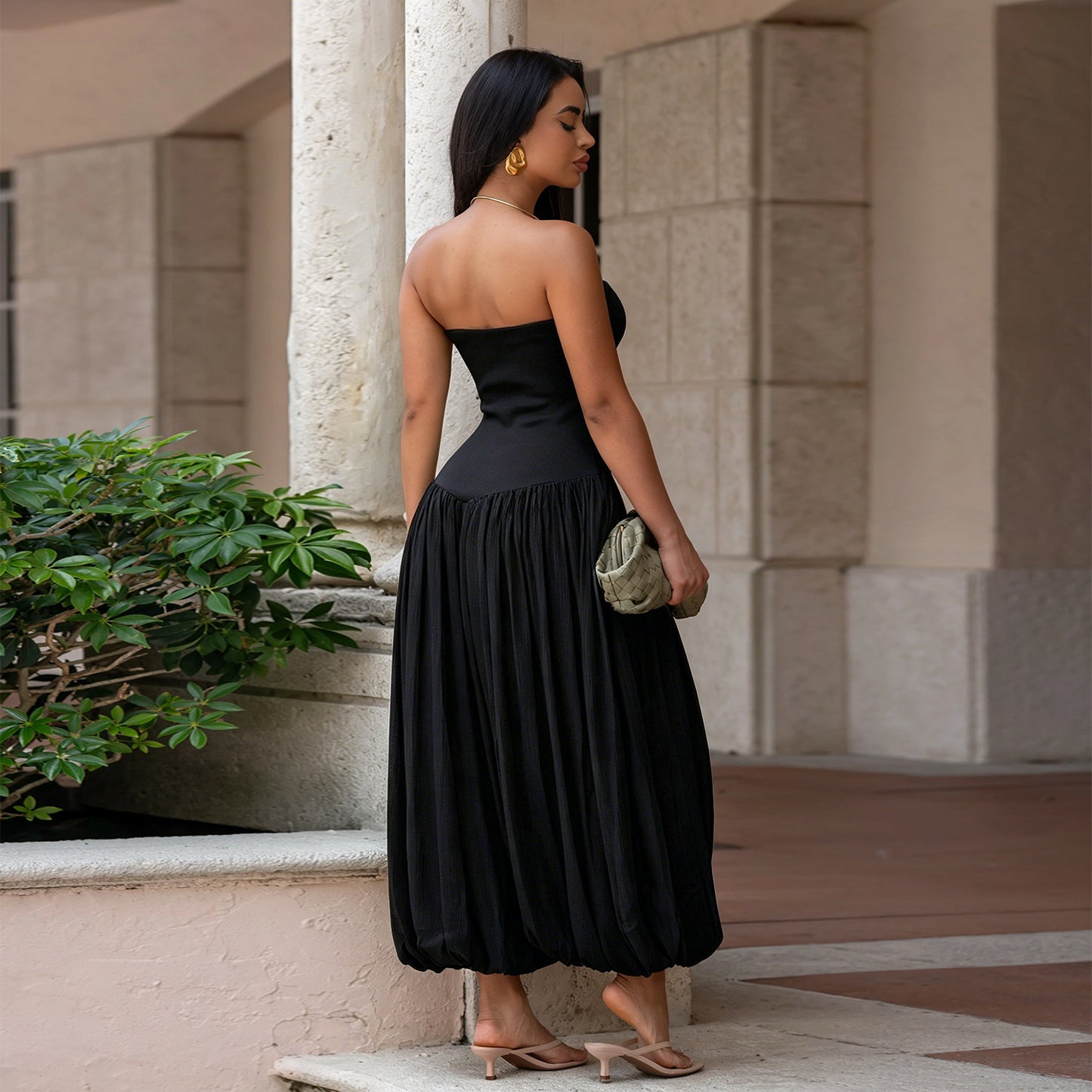 Women Sexy Bandeau Slim Fit Jumpsuit