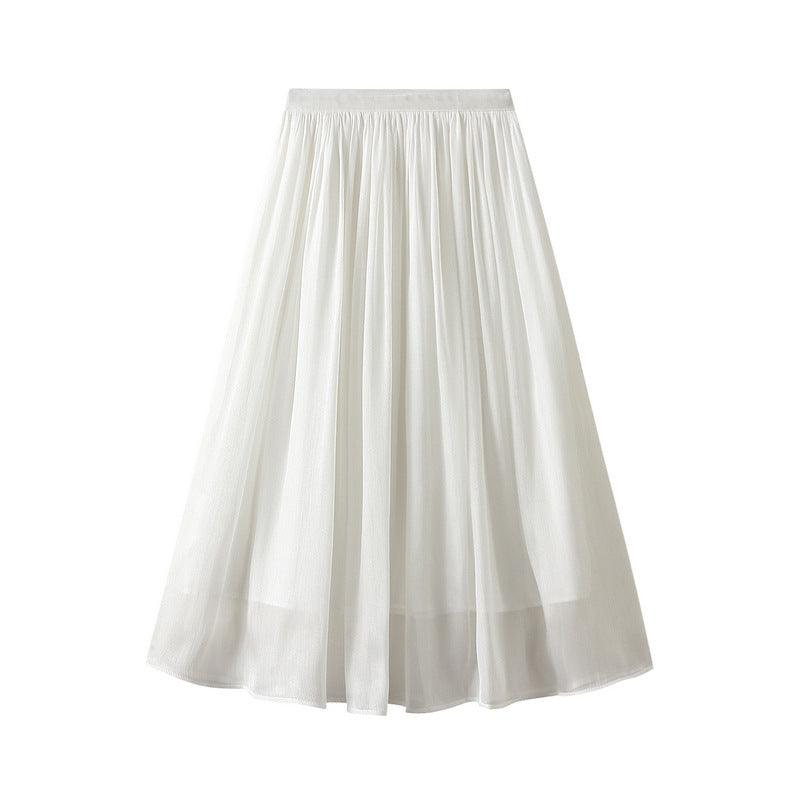 Women Mid Length A line Skirt Elegant Skirt - Venus Trendy Fashion Online