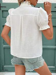 Summer Cotton Embroidered Cardigan T shirt