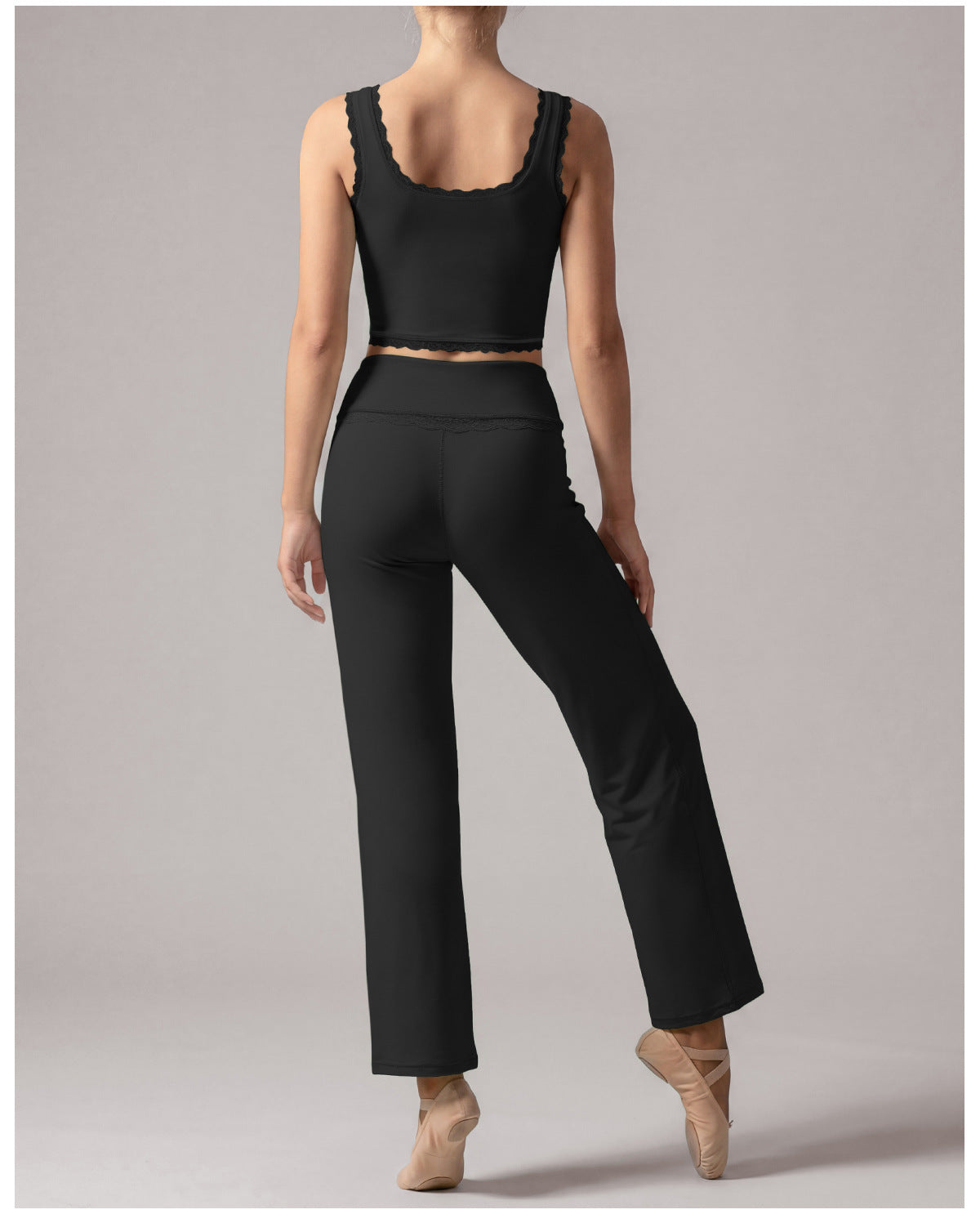 High Grade Lace Stitching Sports Two Piece Set