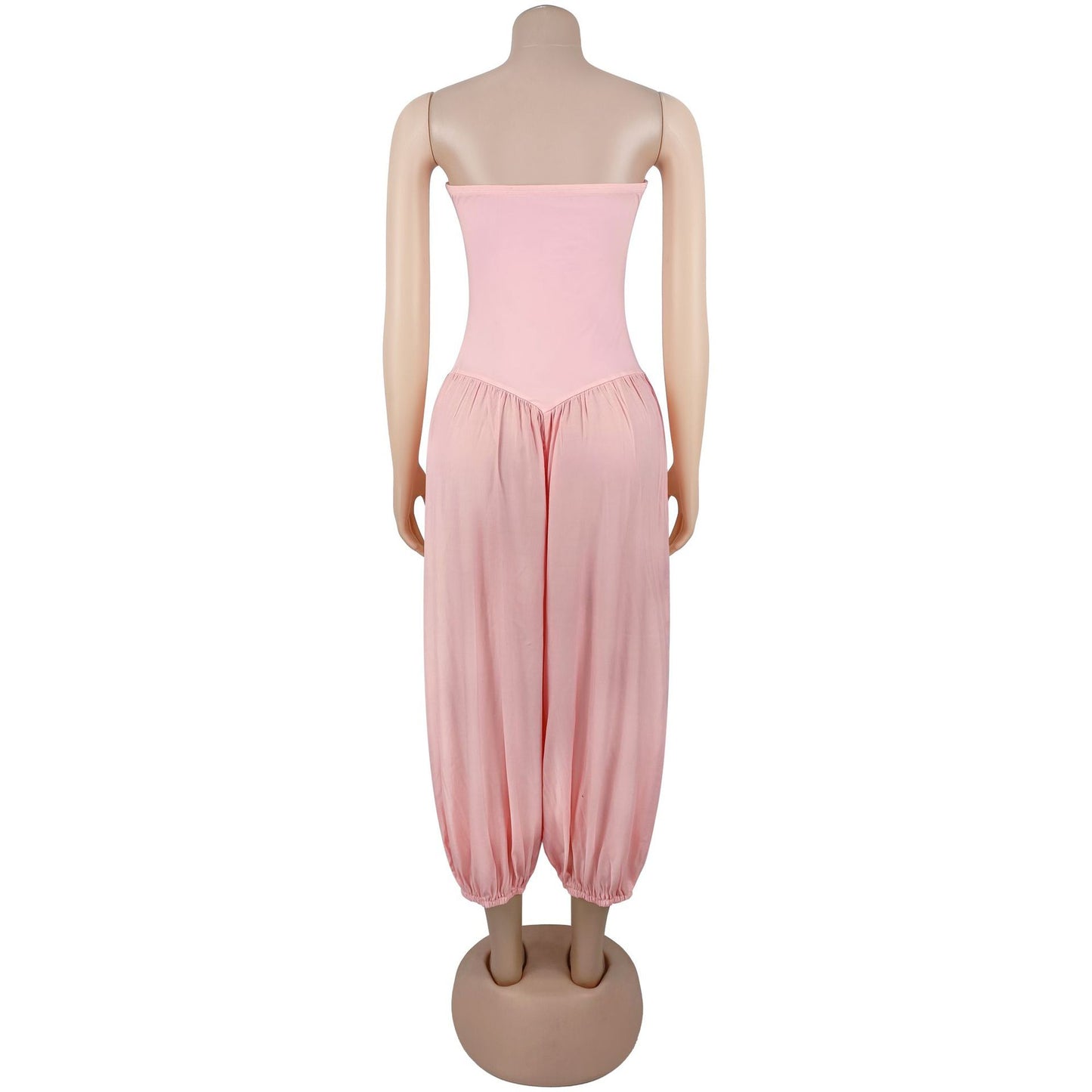 Women Sexy Bandeau Slim Fit Jumpsuit