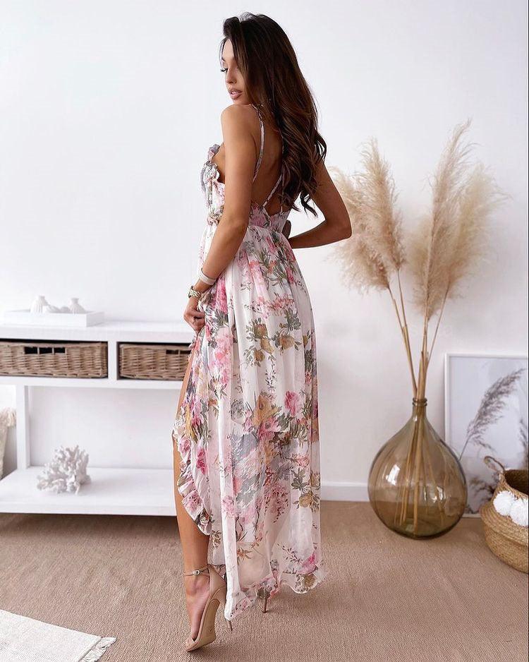 Summer Sexy Sling Chiffon Dress - Venus Trendy Fashion Online