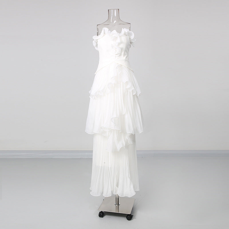 French Elegant Lightly Mature Maxi Dress