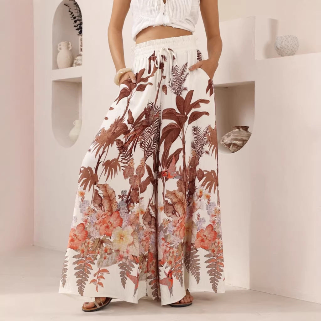 Summer Casual Loose Wide Leg Pants