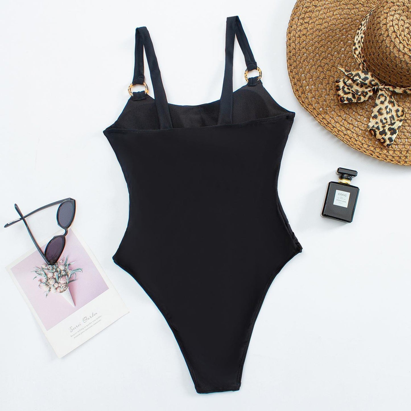 One Piece Hollow Out Cutout Thin Swimsuit - Venus Trendy Fashion Online