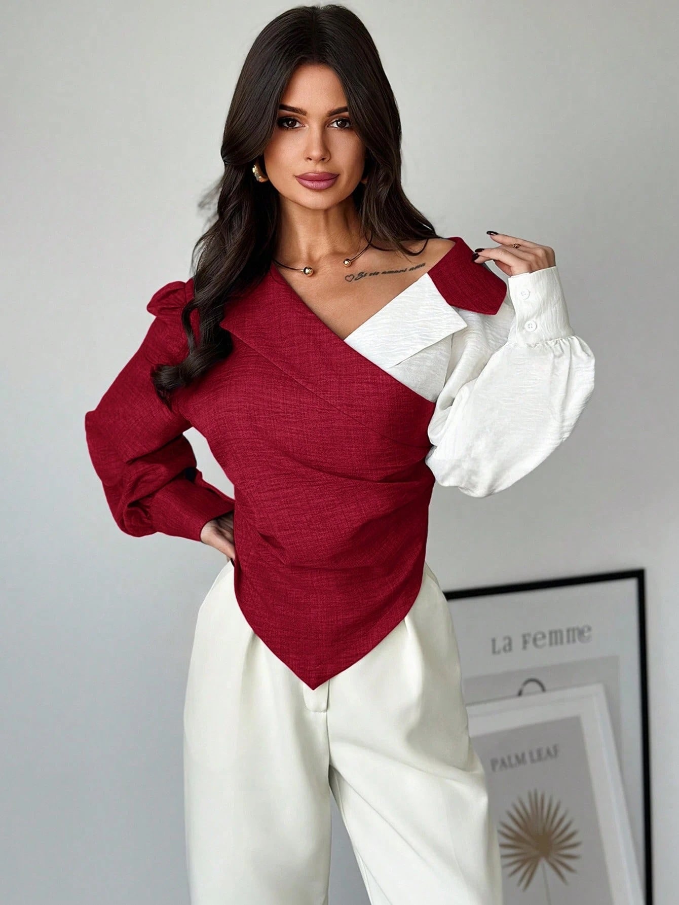 Women Long Sleeved Office Cardigan Top