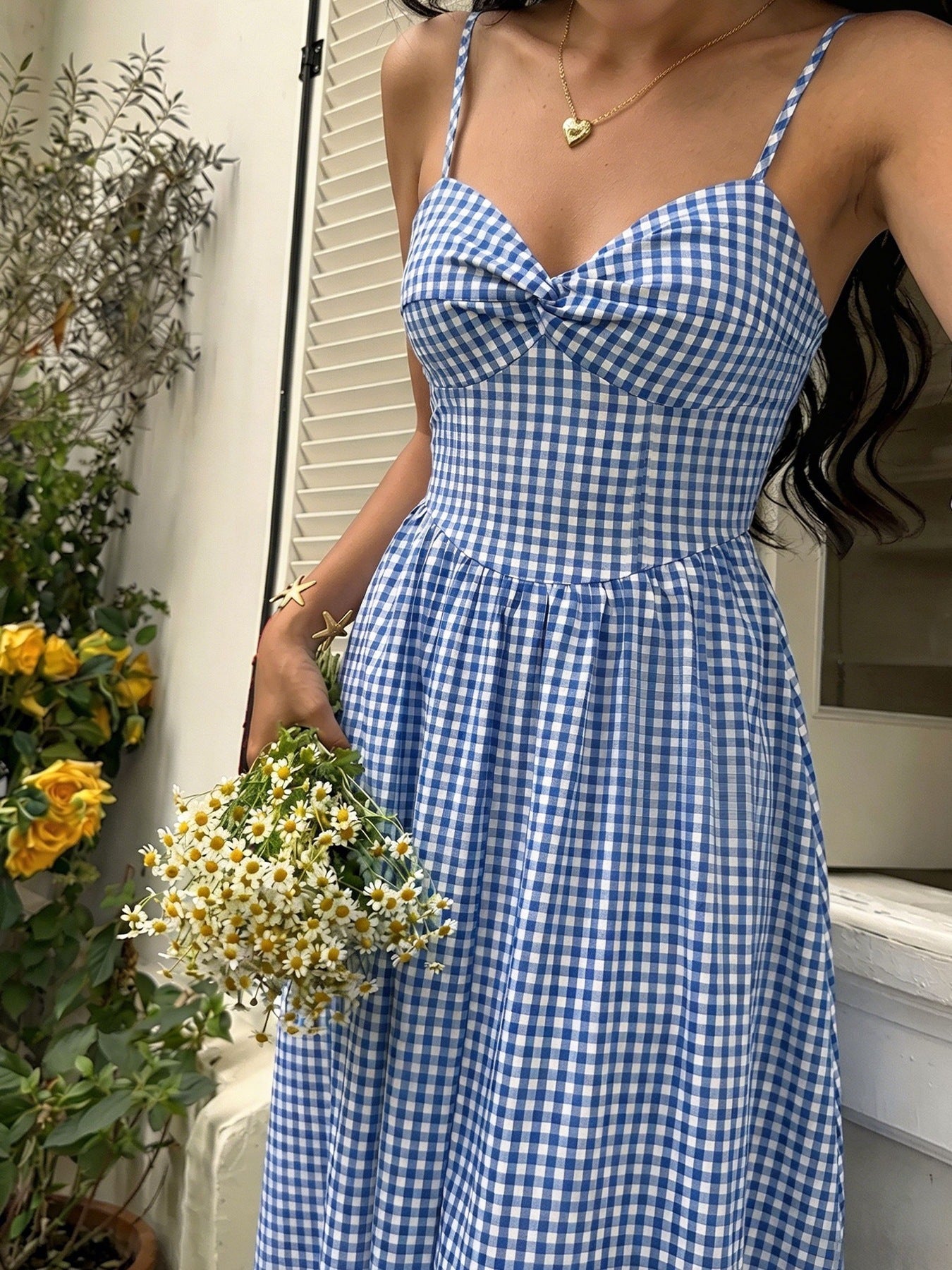 Summer Fresh Pastoral A line Big Hem Dress