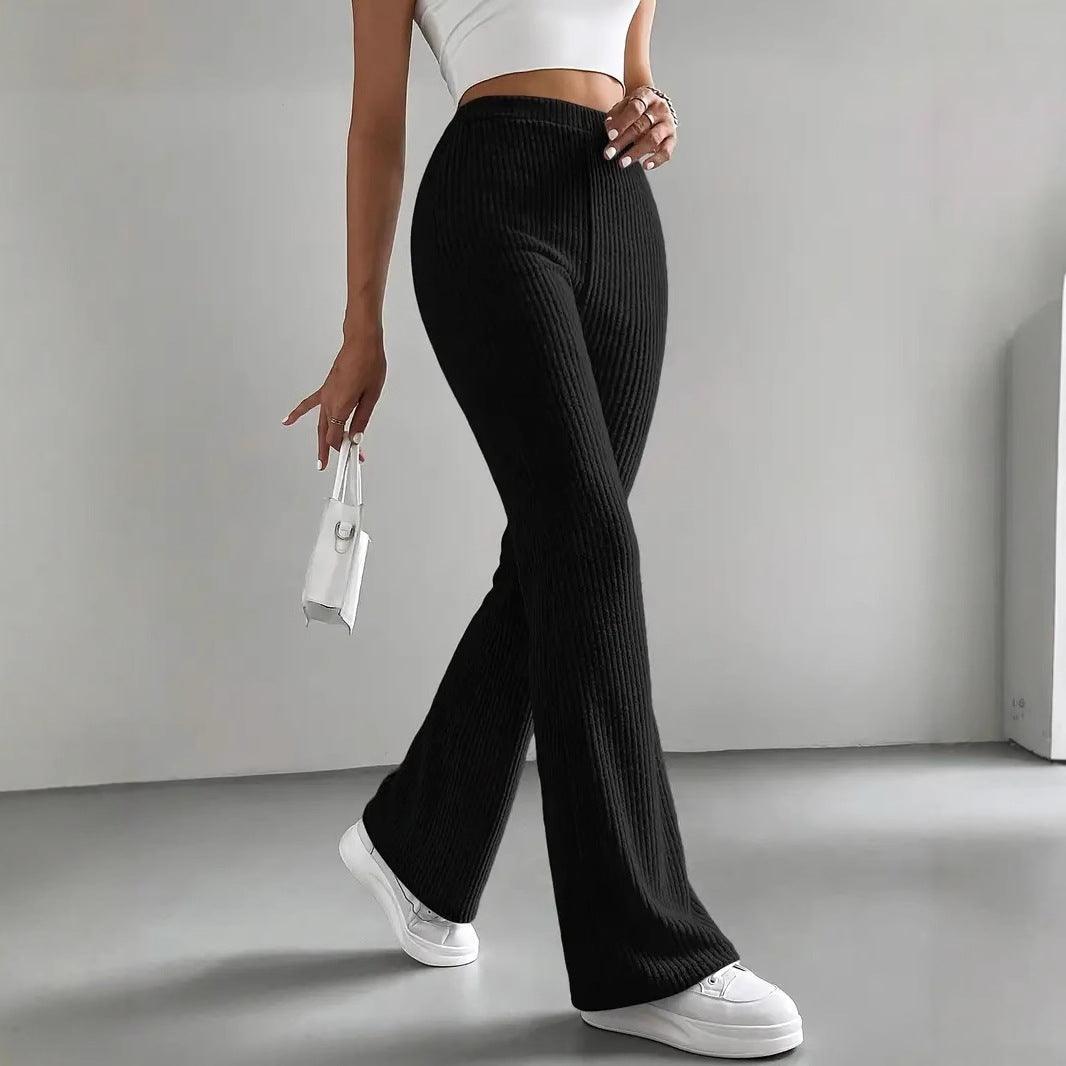 Women Autumn Solid Color Casual Pants - Venus Trendy Fashion Online