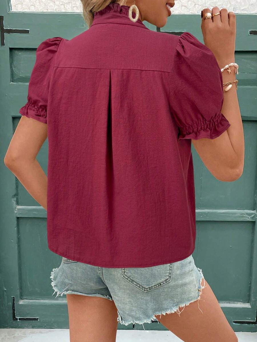 Summer Cotton Embroidered Cardigan T shirt