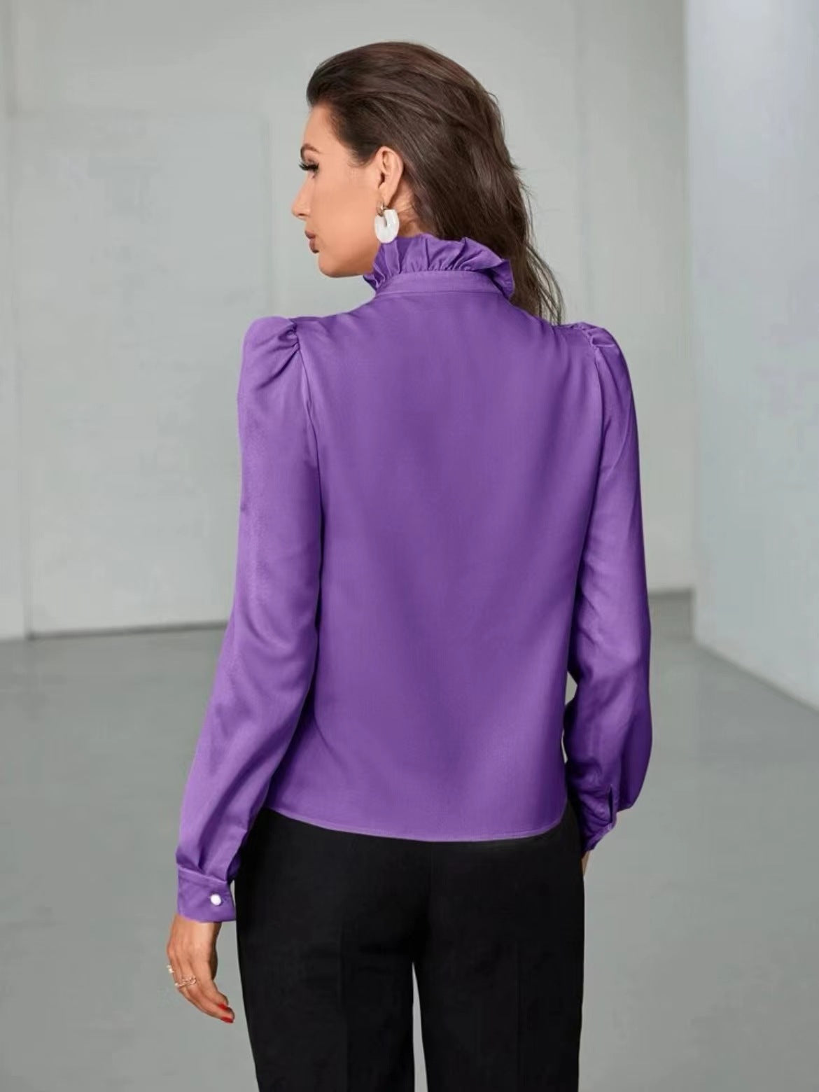 Women High Grade Acetate Fabric Shirt