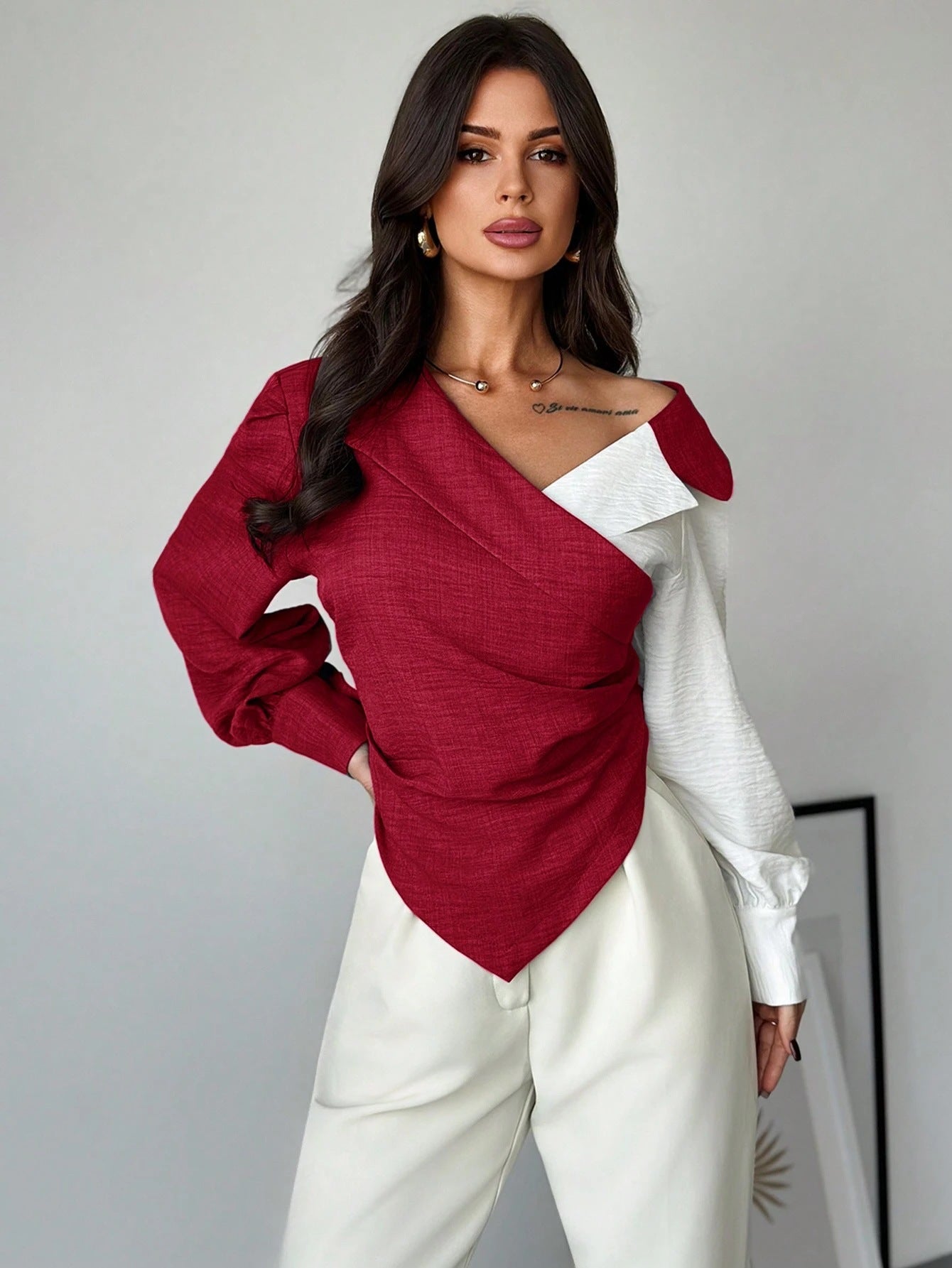 Women Long Sleeved Office Cardigan Top