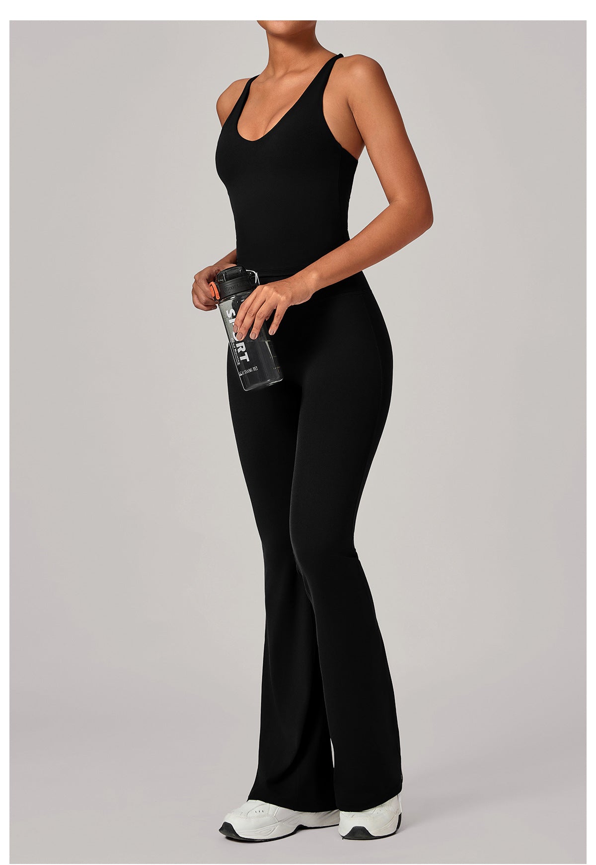 Autumn Sand Invisible Pleated Yoga Outfit Set