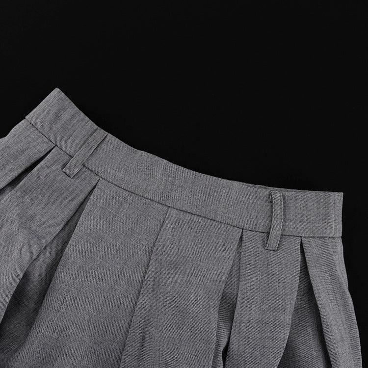 Winter Retro Solid Color Large Swing Skirt