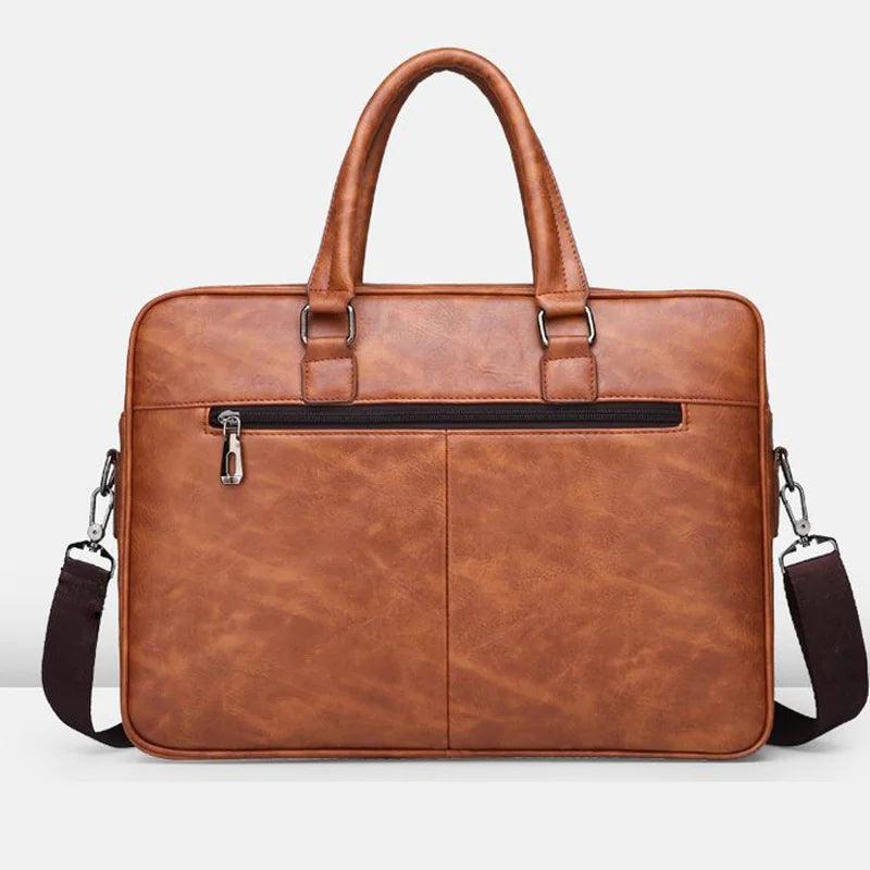 Modern PU Leather Executive Briefcase - Venus Trendy Fashion Online