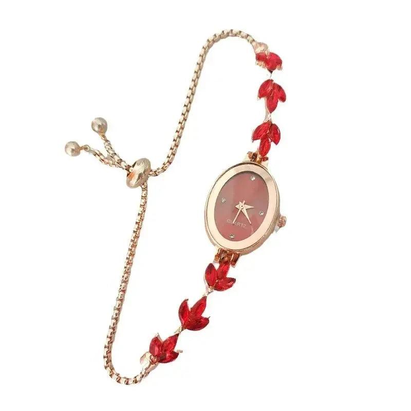 Oval Fashion Quartz Wristwatch Bracelet Watches - Venus Trendy Fashion Online