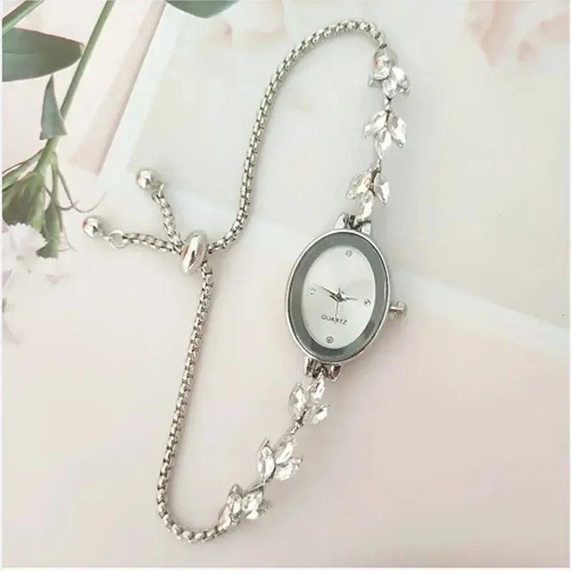 Oval Fashion Quartz Wristwatch Bracelet Watches - Venus Trendy Fashion Online