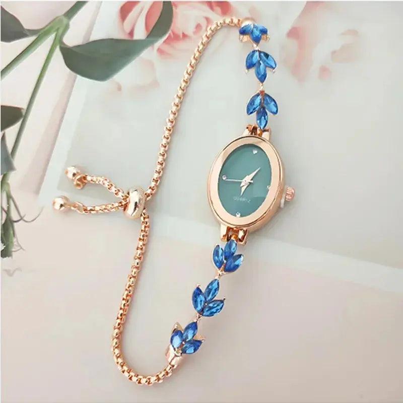 Oval Fashion Quartz Wristwatch Bracelet Watches - Venus Trendy Fashion Online