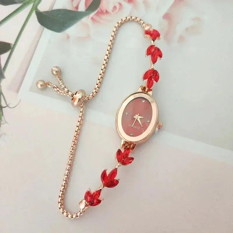 Oval Fashion Quartz Wristwatch Bracelet Watches - Venus Trendy Fashion Online