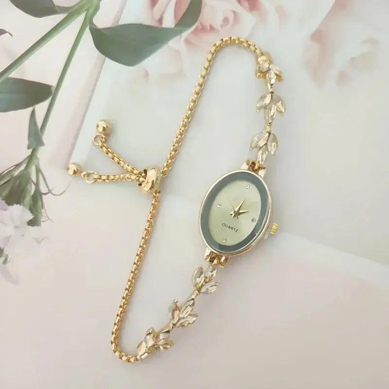 Oval Fashion Quartz Wristwatch Bracelet Watches - Venus Trendy Fashion Online