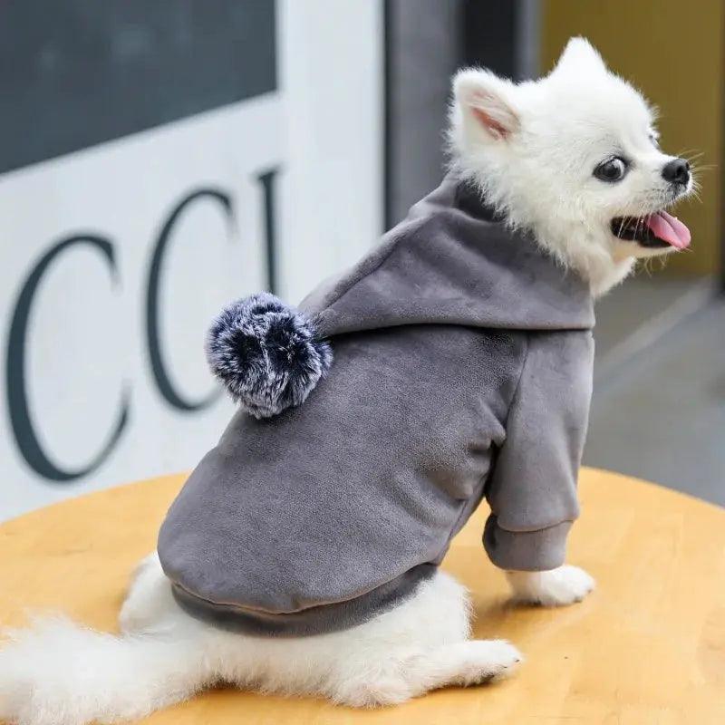 Pets Clothes Fleece Hooded Jacket for Winter - Venus Trendy Fashion Online