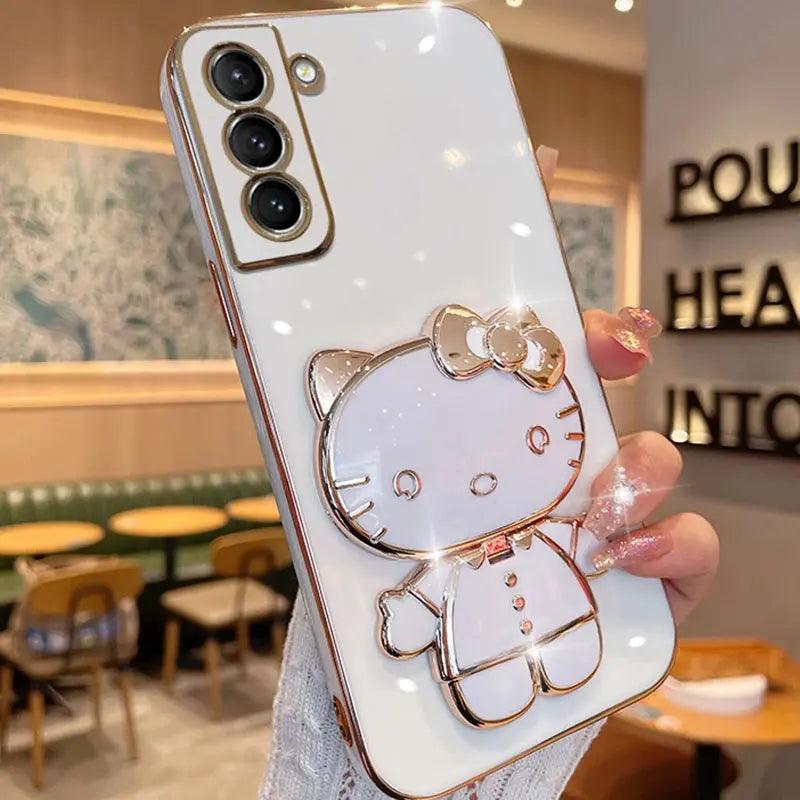 Plating Kitty Phone Case for Samsung Galaxy - Venus Trendy Fashion Online