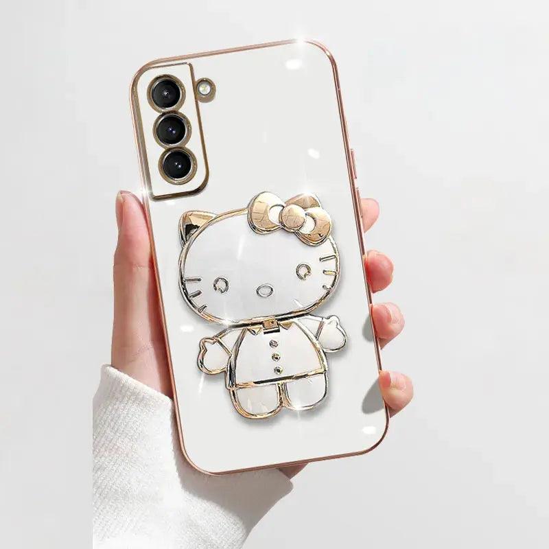 Plating Kitty Phone Case for Samsung Galaxy - Venus Trendy Fashion Online