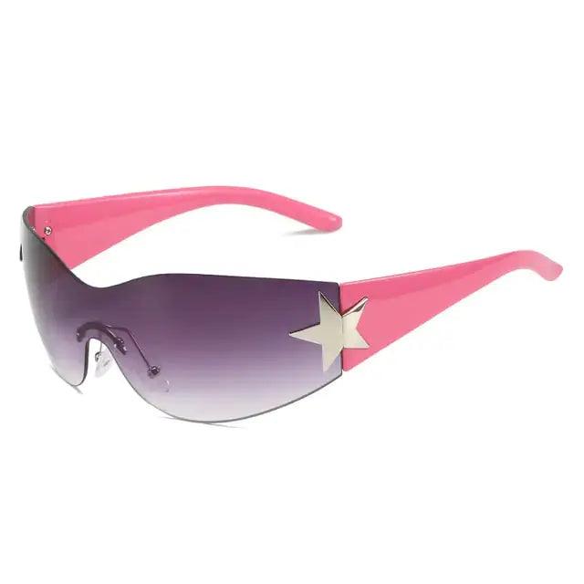 Punk Star Sunglasses UV400 Goggles - Venus Trendy Fashion Online