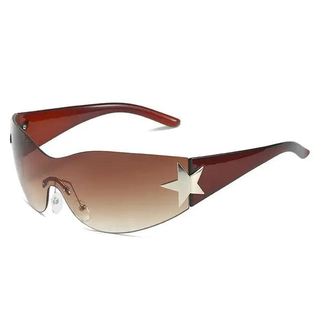 Punk Star Sunglasses UV400 Goggles - Venus Trendy Fashion Online