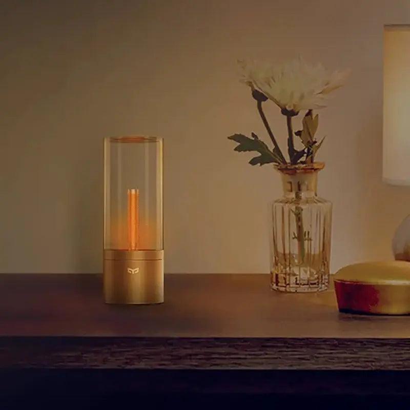 Rechargeable Candle Light Nightstand Lamp - Venus Trendy Fashion Online