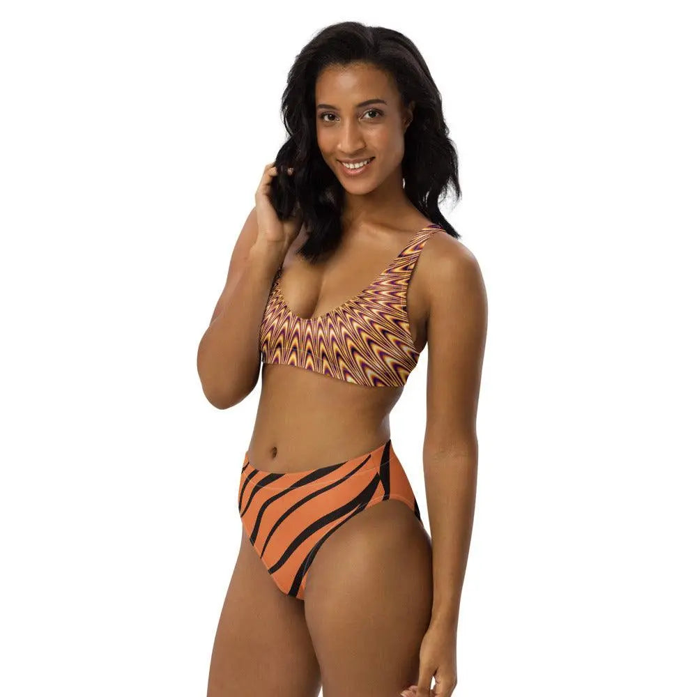 Recycled high-waisted bikini - Venus Trendy Fashion Online