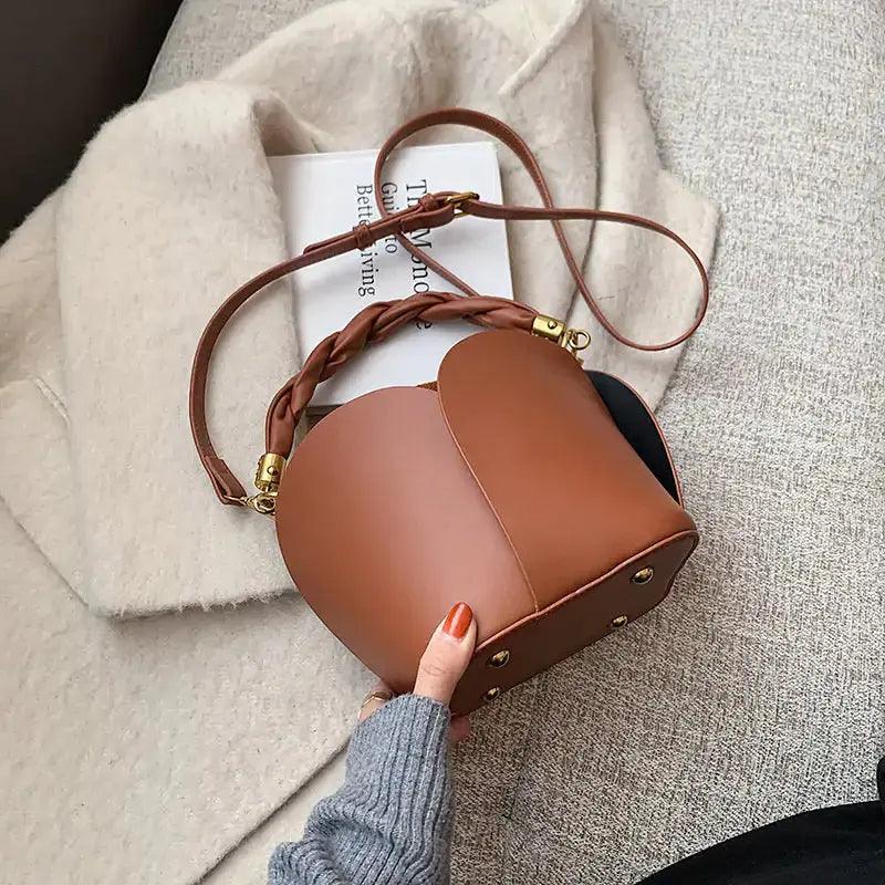 Retro Bucket Shoulder Bag - Venus Trendy Fashion Online