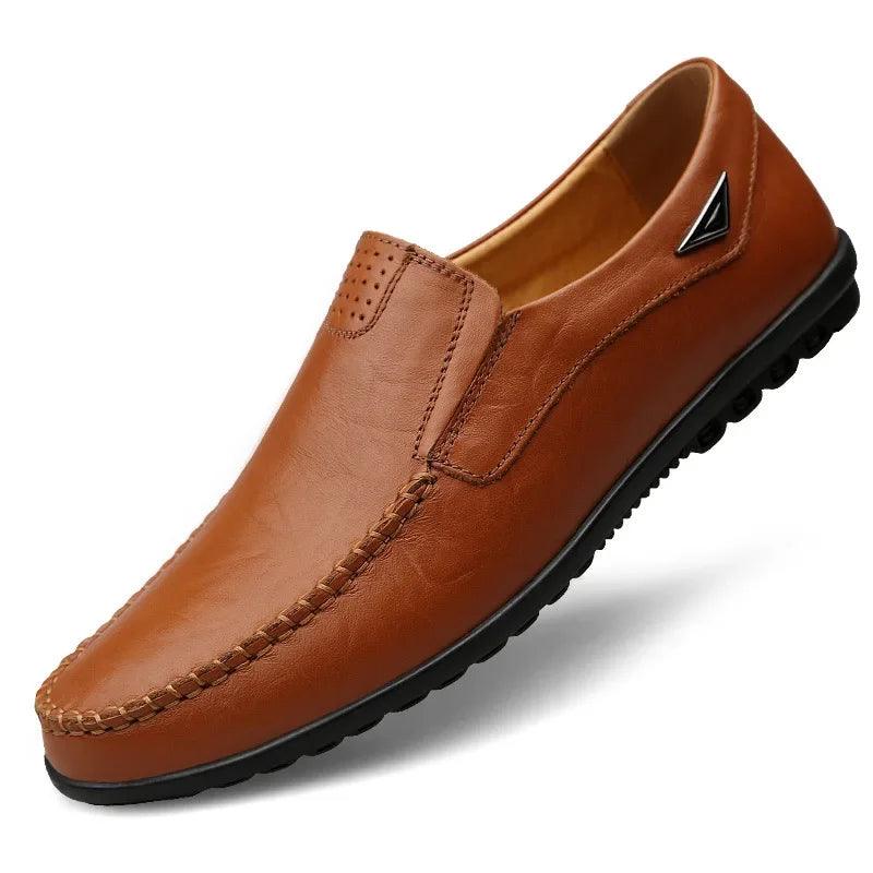 Genuine Leather Men Casual Shoes - Venus Trendy Fashion Online