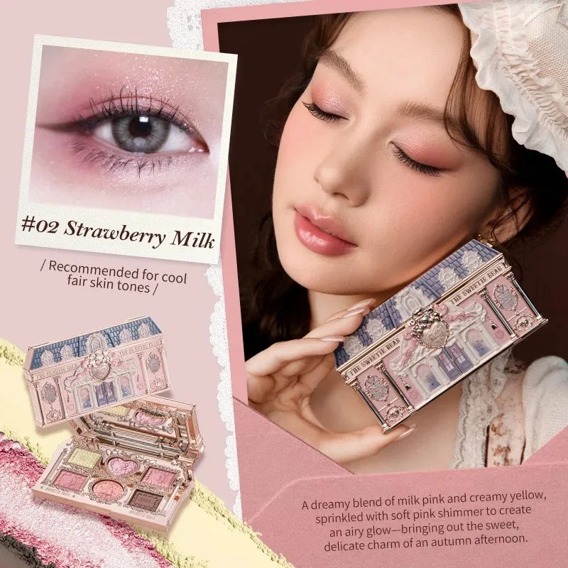Flower Knows SWEETIE BEAR Highly Pigmented Eye Makeup Palette