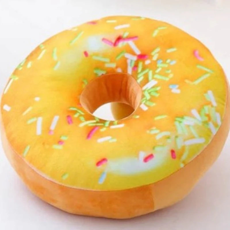 Simulation 3D Sweet Donut Pillow Cushion