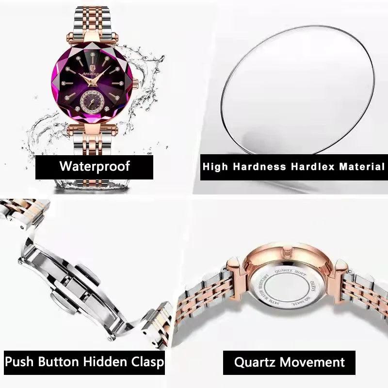 New Fashion Brand Stainless Steel Waterproof Quartz Female Wrist Watch - Venus Trendy Fashion Online