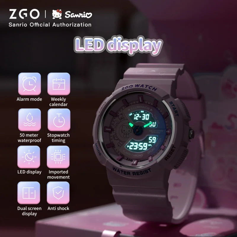 Sanrio Cartoon's Ladies' Electronic Watch for Gift