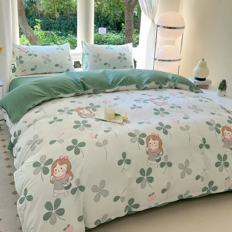 Kawaii Cartoon's Printed Bedding Sets