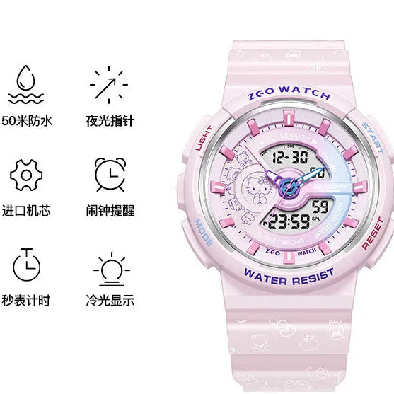 Sanrio Cartoon's Ladies' Electronic Watch for Gift