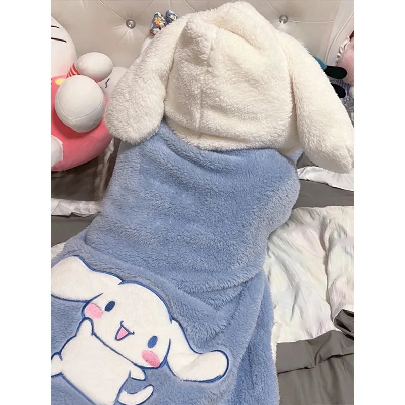 Winter Cinnamoroll Long Robe Nightgown