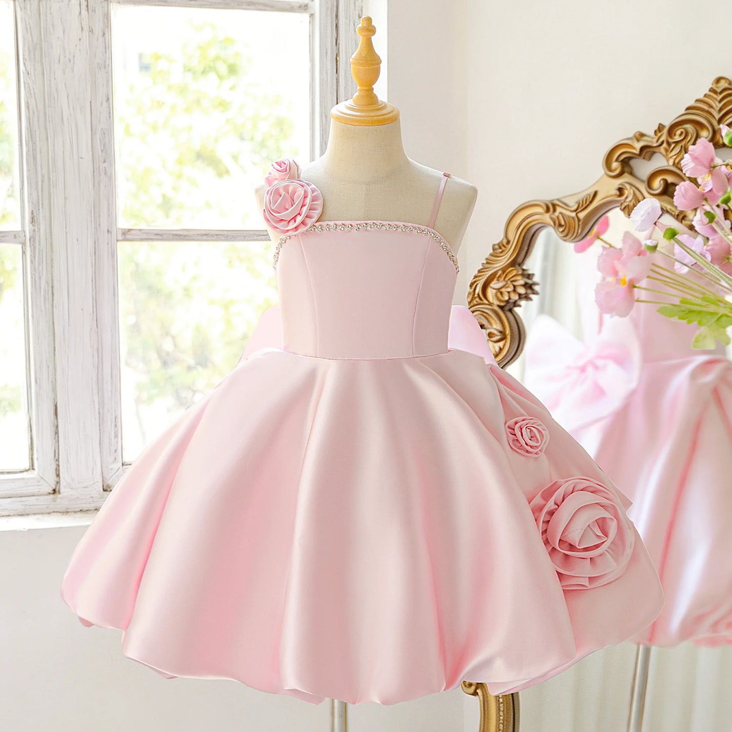 Elegant Flower Party Girl Dress