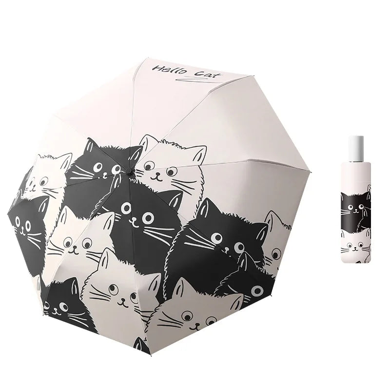 Automatic/Manual Folding Rain And Sun Dual-Use Umbrella - Venus Trendy Fashion Online