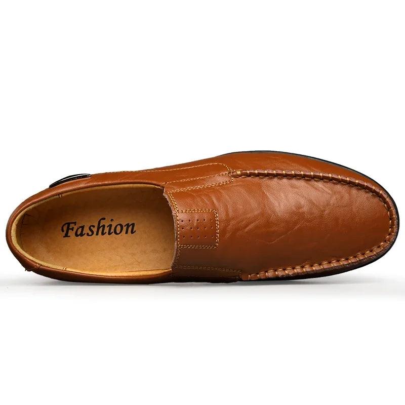 Genuine Leather Men Casual Shoes - Venus Trendy Fashion Online